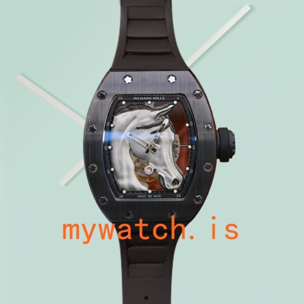 Richard Mille RM52-02 RM52-02-005 Men Around 50*40mm Horse Head Skeleton Dial - Image 2