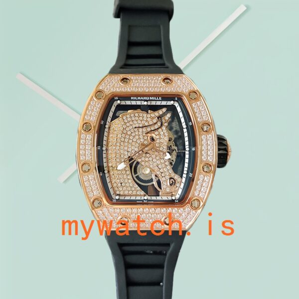 Richard Mille RM52-02 Men Around 43mm RM52-02-009 Rubber Band - Image 2