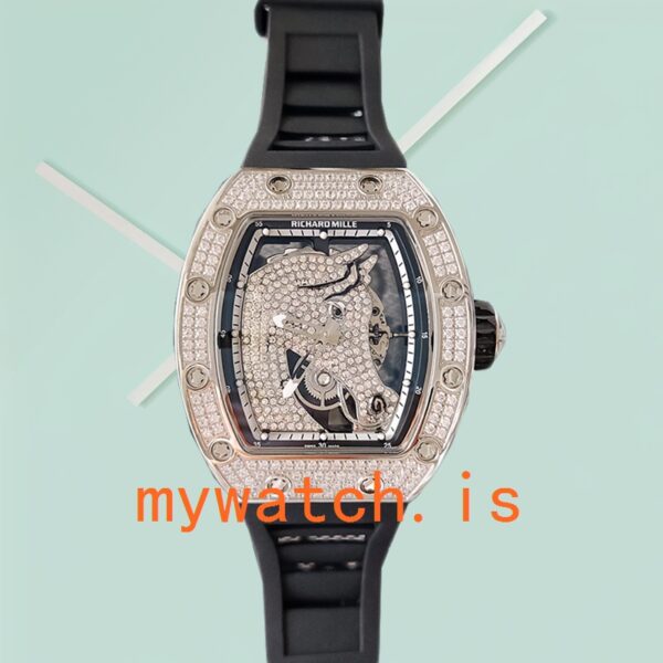 Richard Mille RM52-02 Men Around 43mm RM52-02-009 Rubber Band - Image 5