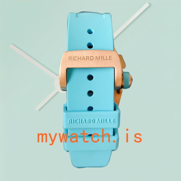 Richard Mille RM52-02 Around 43mm Men RM52-02-013 Diamond Bezel Rubber Band - Image 3