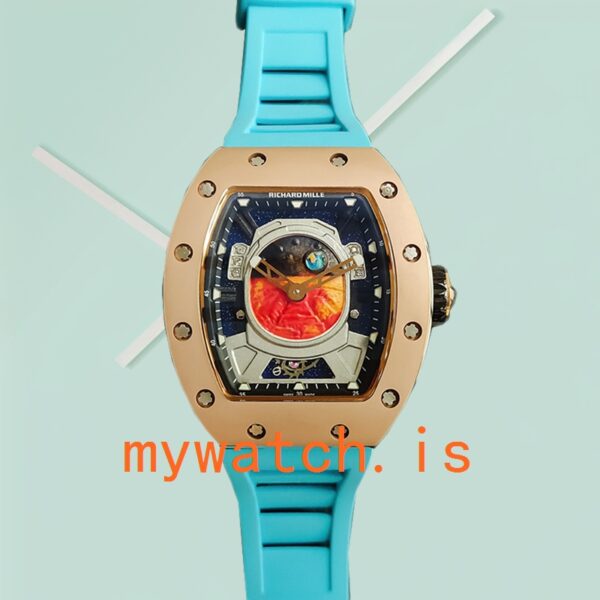 Richard Mille RM52-05 Around 50*42mm RM52-05-002 Men Rose Gold-tone - Image 2