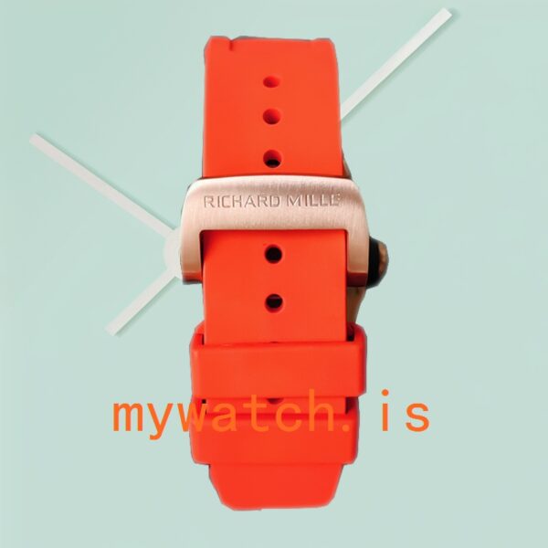 Richard Mille RM52-05 Around 50*42mm Men RM52-05-005 Mars Earth Dial Rubber Band - Image 3