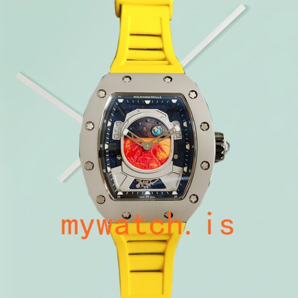 Richard Mille RM52-05 Men RM52-05-008 Around 50*42mm Mechanical Mars Earth Dial - Image 2