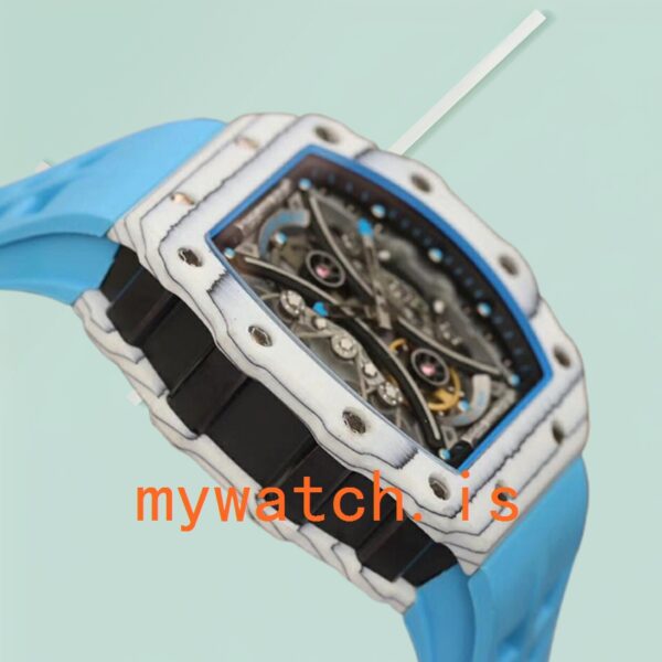 Richard Mille RM53-01 Around 50*43mm RM53-01-004 Men White - Image 3