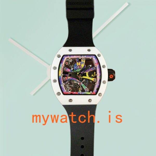 Richard Mille RM68-01 Around 50*40mm RM68-01-004 Men White Hand Wind - Image 2