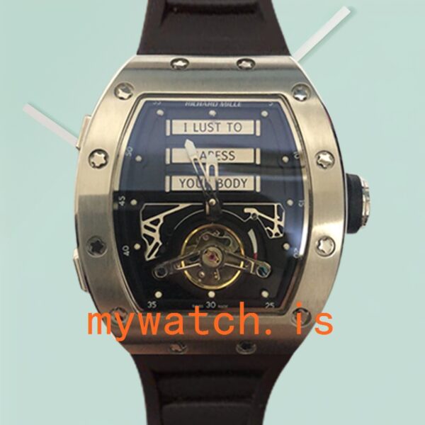 Richard Mille RM069 RM069-001 Men Around 50*43mm Silver