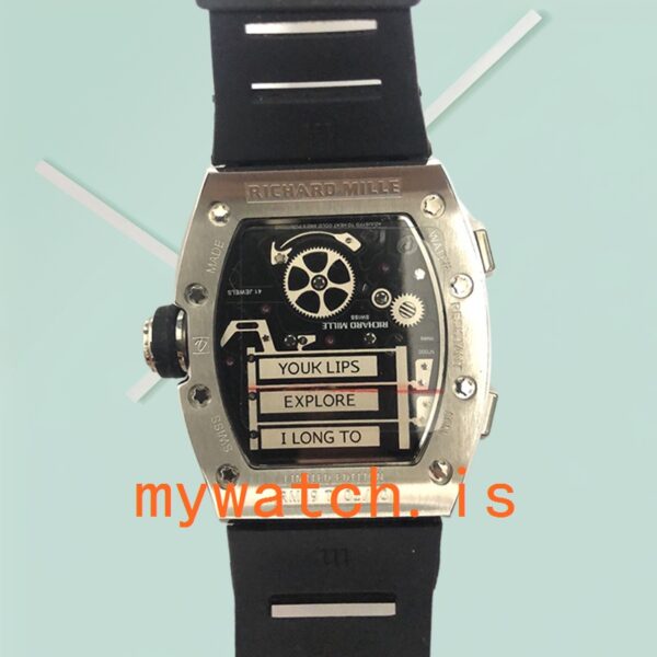 Richard Mille RM069 RM069-001 Men Around 50*43mm Silver - Image 4