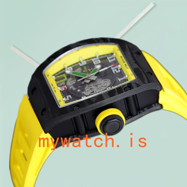 Richard Mille RM 005 RM 005-001 50*42mm Men Carbon Fiber Automatic - Image 3