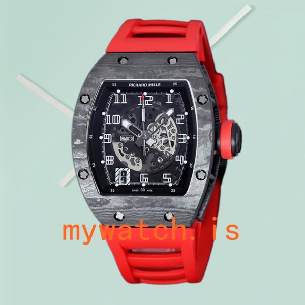 Richard Mille RM 010 Men RM 010-005 50*42mm Rubber Band Automatic - Image 2