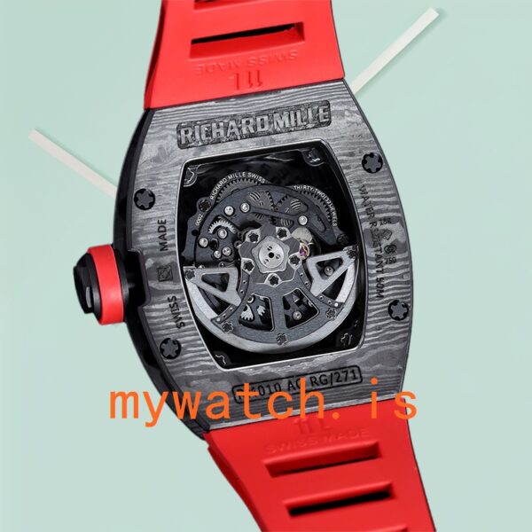 Richard Mille RM 010 Men RM 010-005 50*42mm Rubber Band Automatic - Image 3