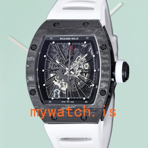 Richard Mille RM 010 RM 010-011 Men 50*42mm Carbon Fiber