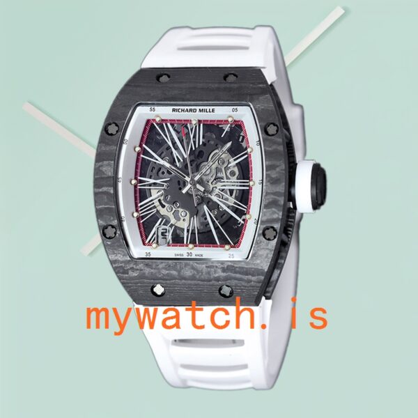 Richard Mille RM 010 Men 50*42mm RM 010-015 Automatic Rubber Band - Image 2