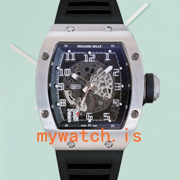 Richard Mille RM010 RM010 Around 50*40mm Men Black Dial