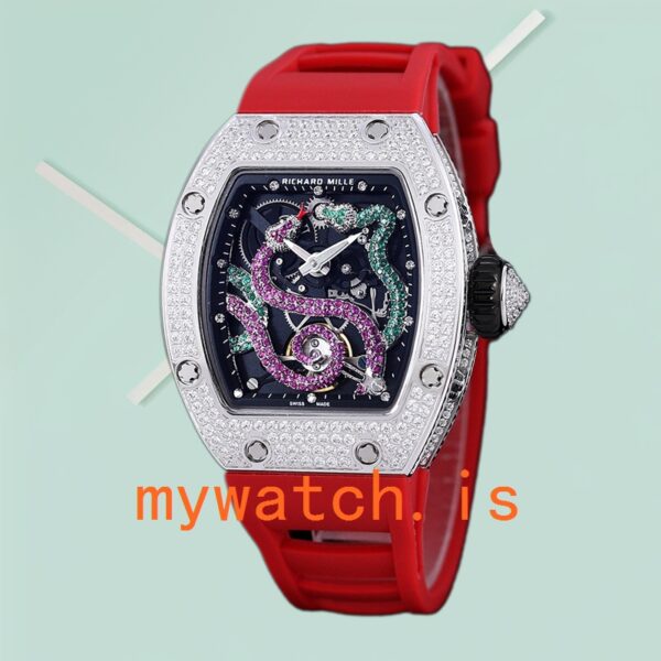 Richard Mille RM 026 RM 026-004 Unisex 45*39mm Automatic Silver - Image 2