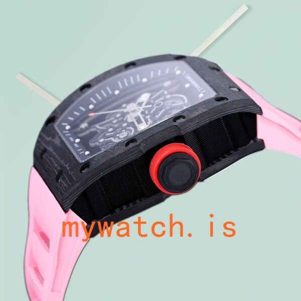 Richard Mille RM 055 50*42mm Men RM 055-022 Carbon Fiber Automatic - Image 3