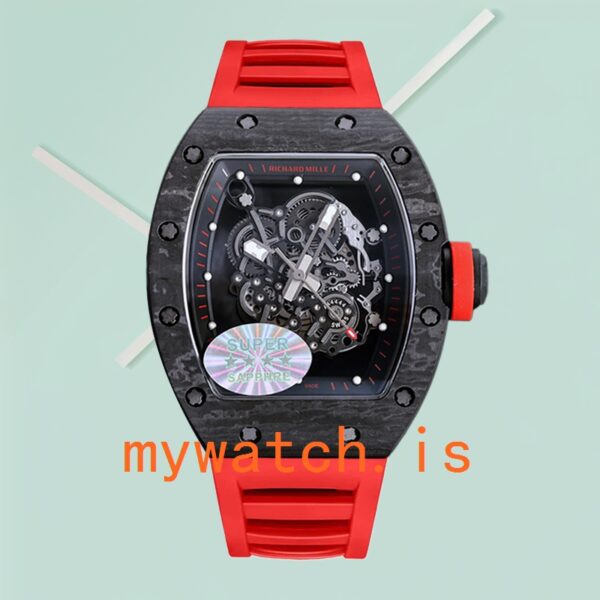 Richard Mille RM055 Around 50*40mm Men RM055 Rubber Band Automatic - Image 2