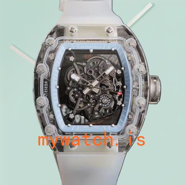 Richard Mille RM055 Men Around 50*40mm RM055 Deployment Transparent