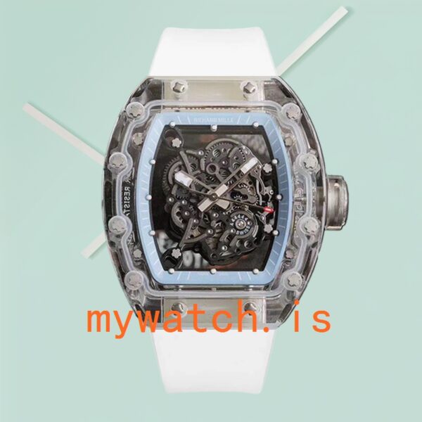 Richard Mille RM055 Men Around 50*40mm RM055 Deployment Transparent - Image 2