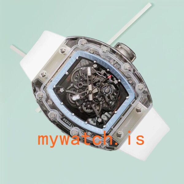Richard Mille RM055 Men Around 50*40mm RM055 Deployment Transparent - Image 3