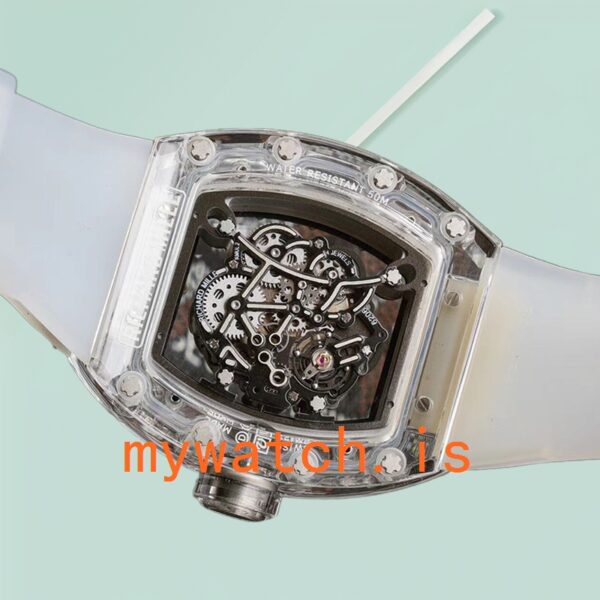 Richard Mille RM055 Men Around 50*40mm RM055 Deployment Transparent - Image 4