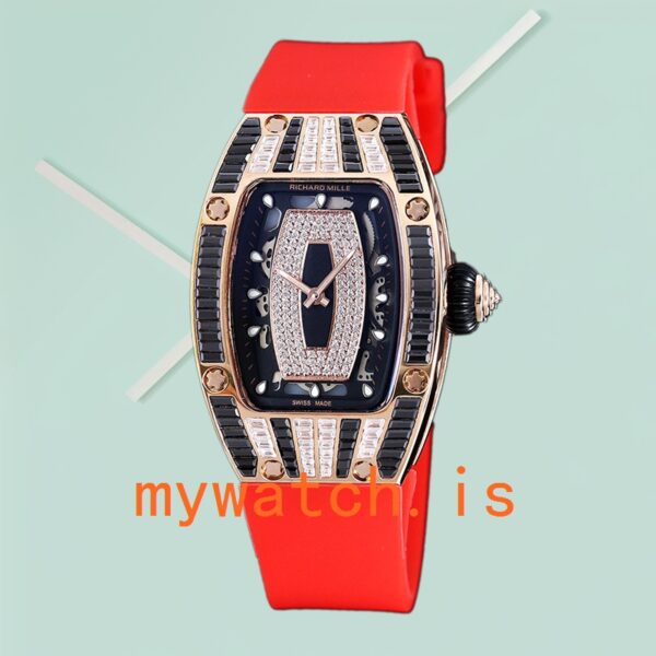 Richard Mille RM 07-01 RM 07-01-012 31*45mm Ladies Black With Diamonds Dial Stainless Steel - Image 2