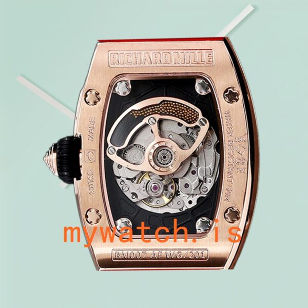 Richard Mille RM 07-01 RM 07-01-012 31*45mm Ladies Black With Diamonds Dial Stainless Steel - Image 3