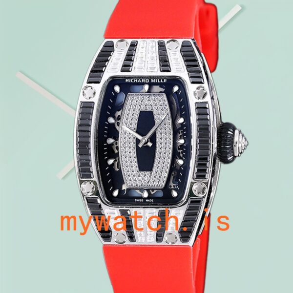 Richard Mille RM 07-01 31*45mm RM 07-01-015 Ladies Rubber Band Stainless Steel