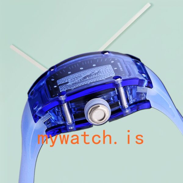 Richard Mille RM 07-02 Ladies RM 07-02-002 46*32mm Transparent Blue Acrylic - Image 3