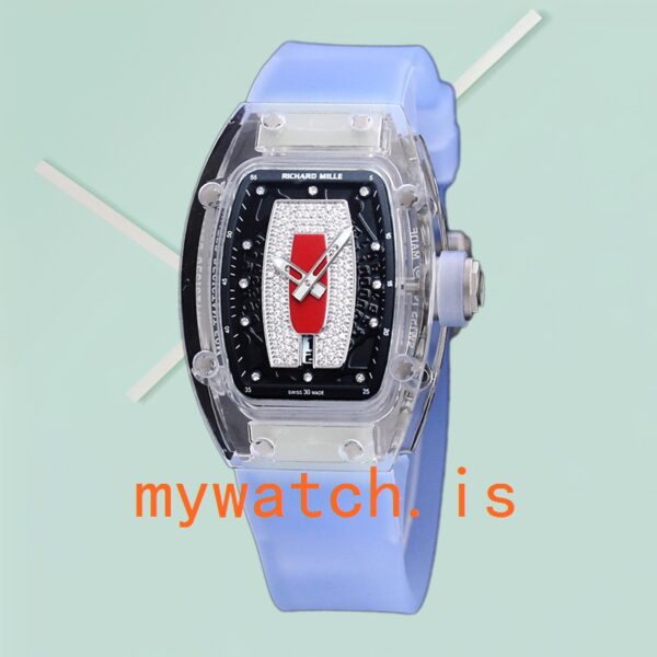 Richard Mille RM 07-02 RM 07-02-005 Ladies 46*32mm Acrylic Rubber Band - Image 2