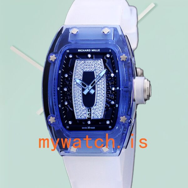 Richard Mille RM 07-02 46*32mm RM 07-02-006 Ladies Black With Diamonds Dial Automatic