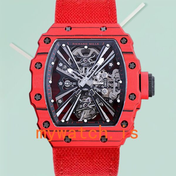 Richard Mille RM12-01 Men Around 50*40mm RM12-01 Red