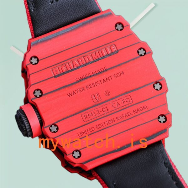 Richard Mille RM12-01 Men Around 50*40mm RM12-01 Red - Image 4