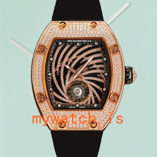 Richard Mille RM51-02 RM51-02 Around 43*36mm Ladies Diamonds Diamond Dial