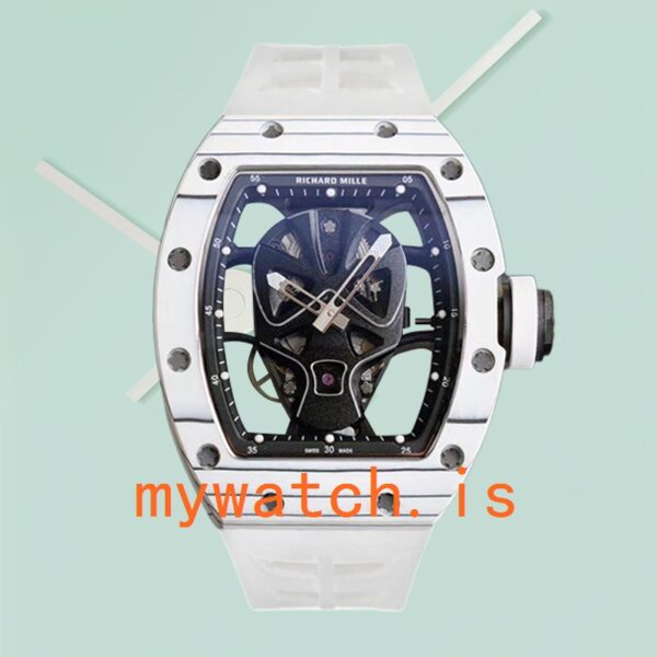 Richard Mille RM52-06 Men Around 50*40mm RM52-06 White - Image 2