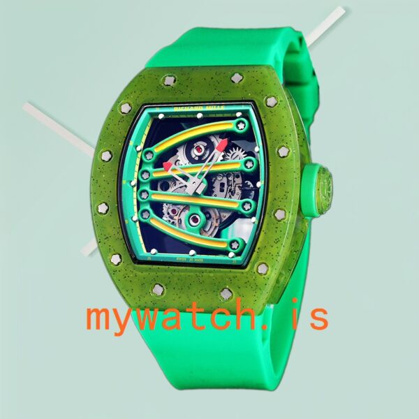 Richard Mille RM 56-01 RM 56-01-002 Men 50*42mm Rubber Band - Image 2