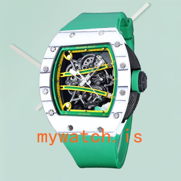 Richard Mille RM 61-01 Men RM 61-01-001 50*40mm White - Image 2