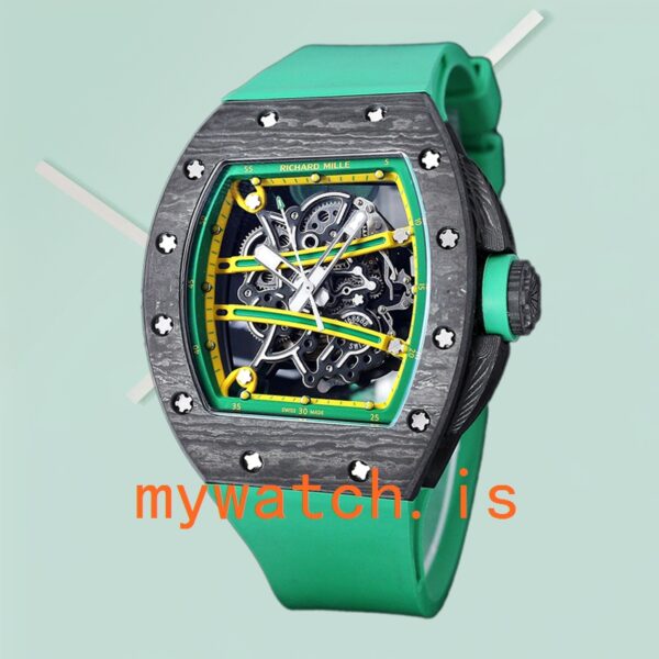 Richard Mille RM 61-01 50*40mm Men RM 61-01-002 Automatic Carbon Fiber - Image 2