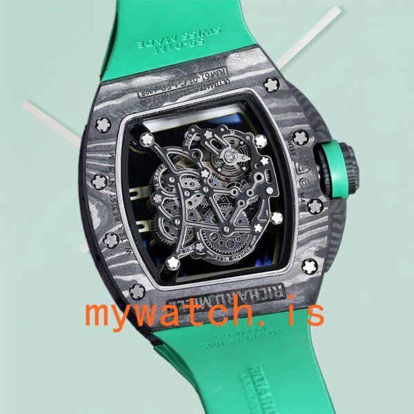 Richard Mille RM 61-01 50*40mm Men RM 61-01-002 Automatic Carbon Fiber - Image 4