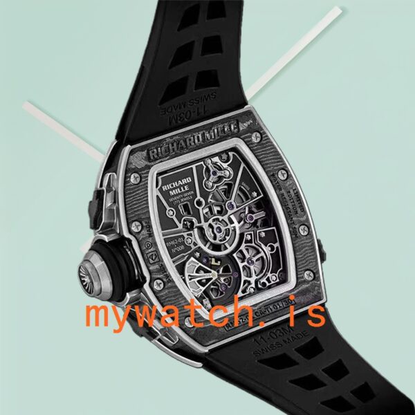 Richard Mille RM 62-01 Men RM 62-01-004 50*42mm Black Transparent Dial - Image 4