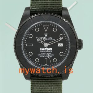 Rolex Submariner Men's 40mm Stealth Automatic Black Dial
