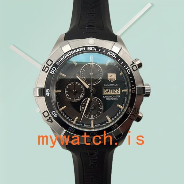 Tag Heuer Aquaracer AquaracerBKSB006 43mm Men's Silver-tone Black Dial - Image 2