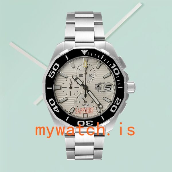 Tag Heuer Aquaracer AquaracerWSB004 43mm Men's Silver-tone Japanese Quartz - Image 2