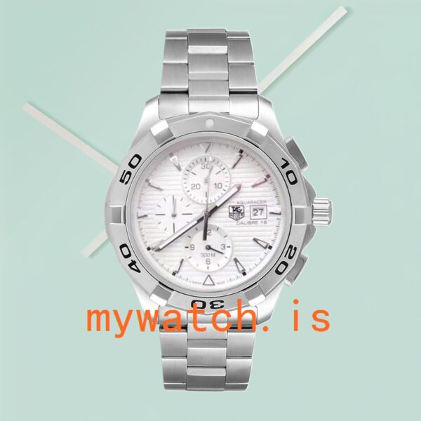 Tag Heuer Aquaracer 43mm CAP2111.BA0833 Men's Silver-tone - Image 2