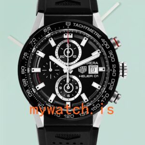Tag Heuer Carrera 43mm Men's CAR201Z.BA0714 Black Dial