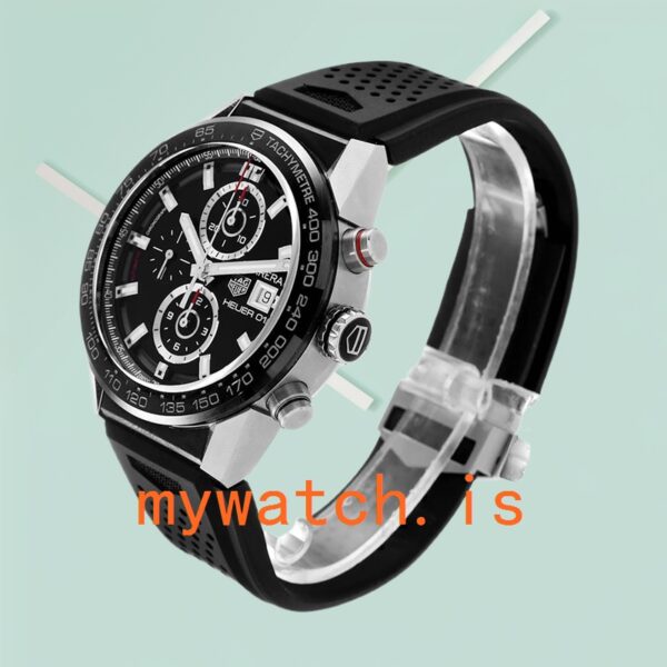 Tag Heuer Carrera 43mm Men's CAR201Z.BA0714 Black Dial - Image 3