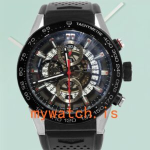 Tag Heuer Carrera CAR2A1Z.FT6051 Men's 40mm Silver-tone Rubber Band