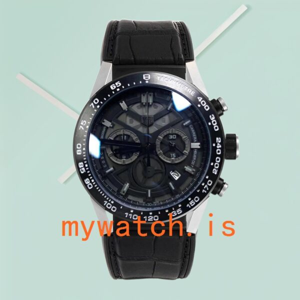 Tag Heuer Carrera Men's CAR5A8Y.FC6377 43mm Japanese Quartz - Image 2