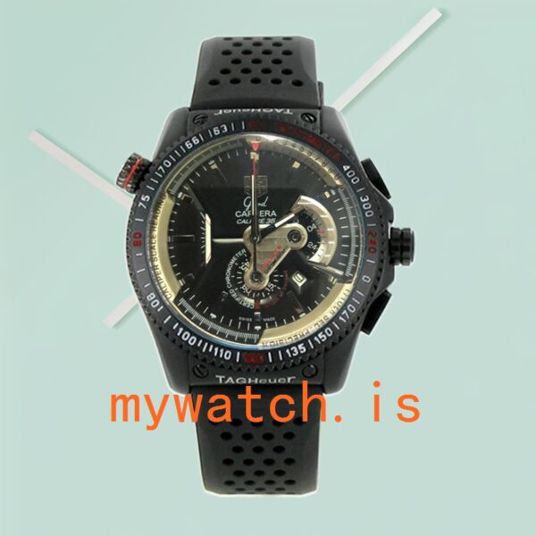 Tag Heuer Carrera 43mm CAV5185.FT6020 Men's Japanese Quartz - Image 2