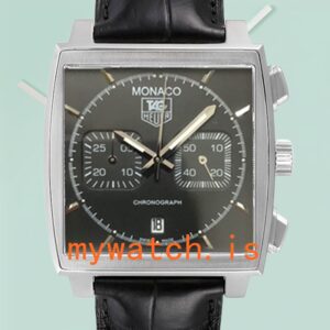 Tag Heuer Monaco CAW2110.FC6177 40mm Men's Black Dial Stainless Steel