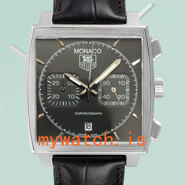 Tag Heuer Monaco CAW2110.FC6177 40mm Men's Black Dial Stainless Steel